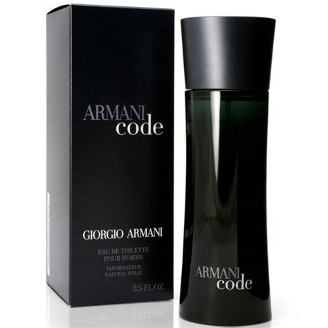 codigo negro armani